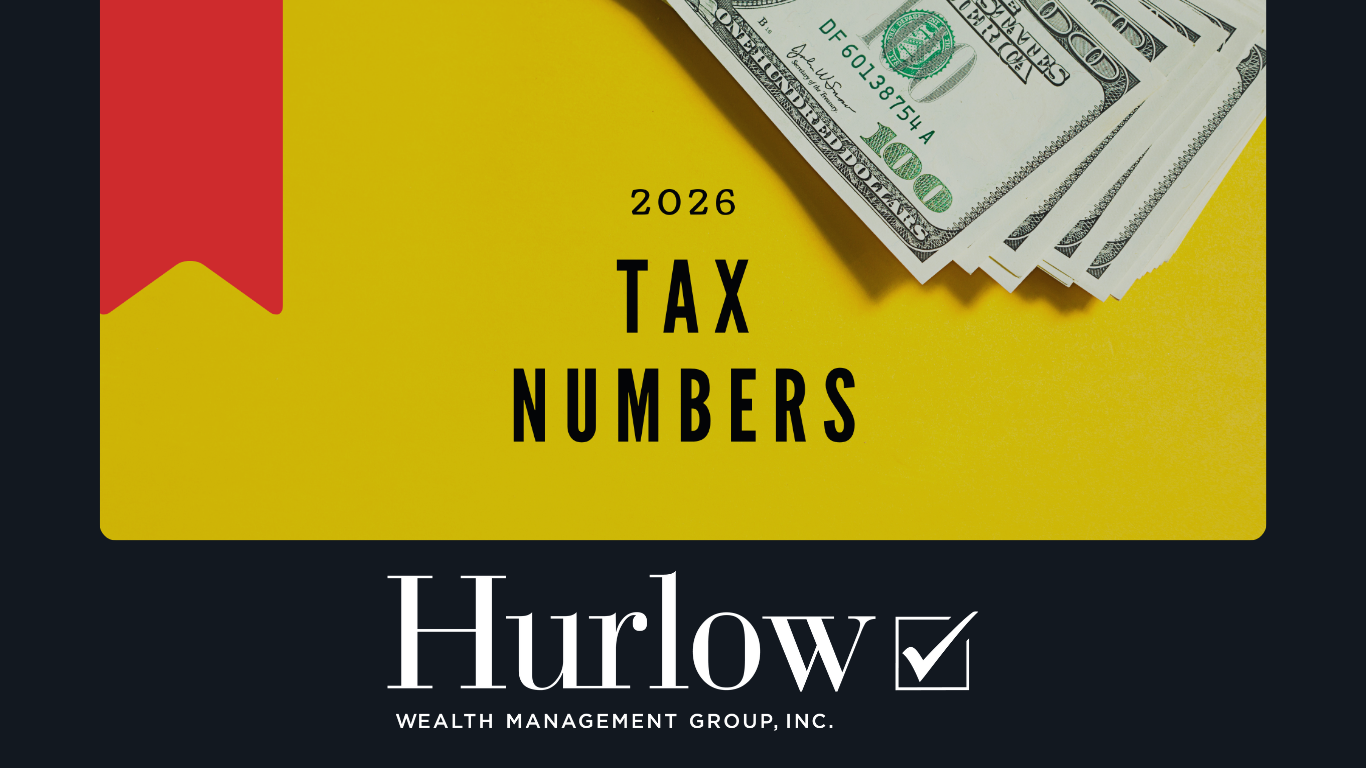A pile of $100 bills next to the title 2026 Tax Numbers