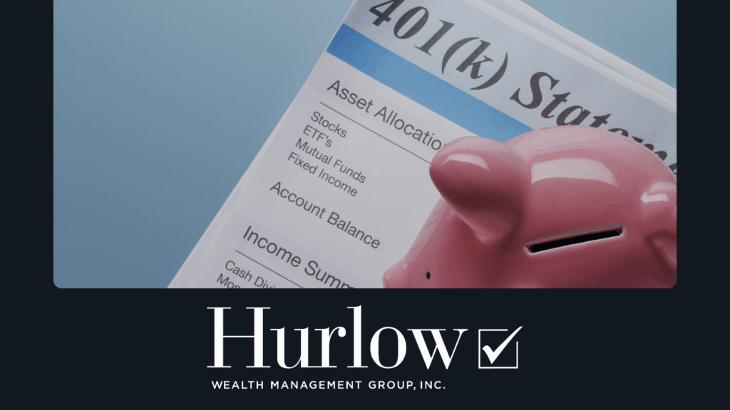 401(k) statement with a pink piggy bank