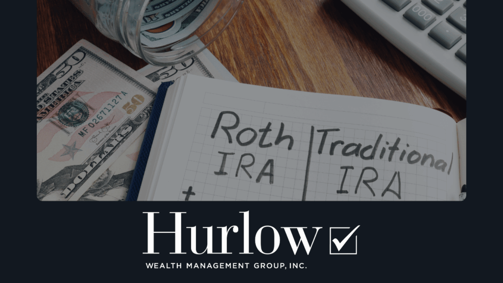 Roth IRA vs Traditional IRA written on paper