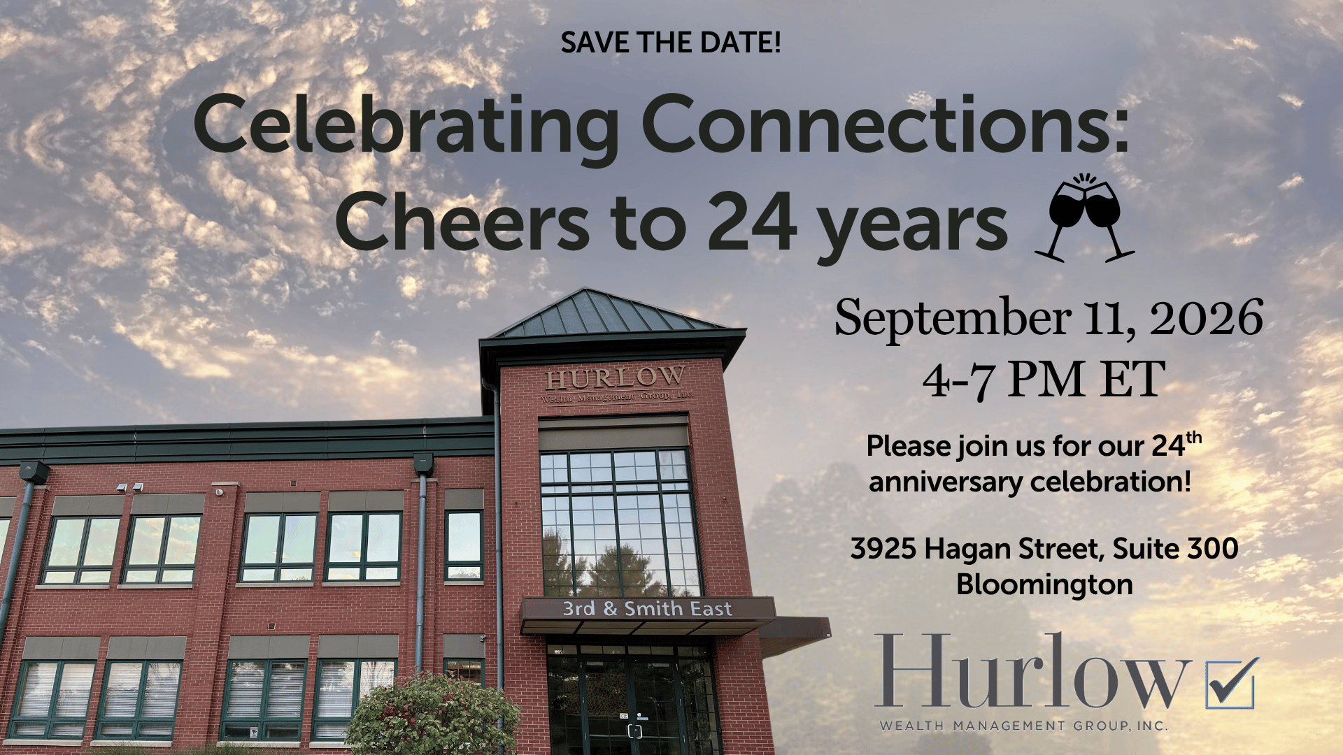 Cheers to 24 Years Invitation